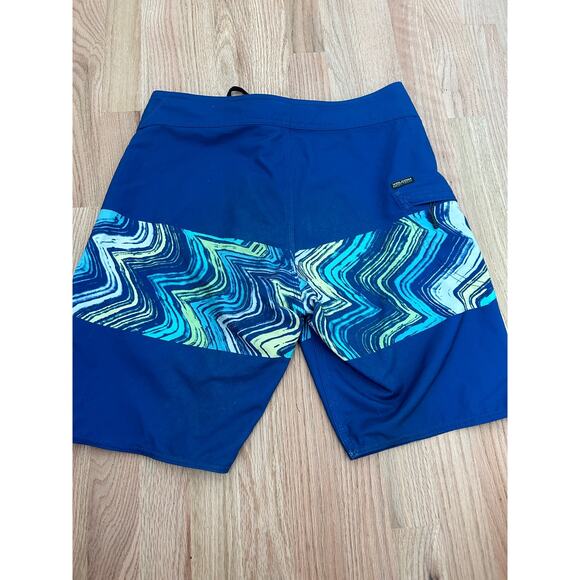 Volcom Mod-Tech Board Shorts - Size 30 - Royal Blue Print - Picture 6 of 8